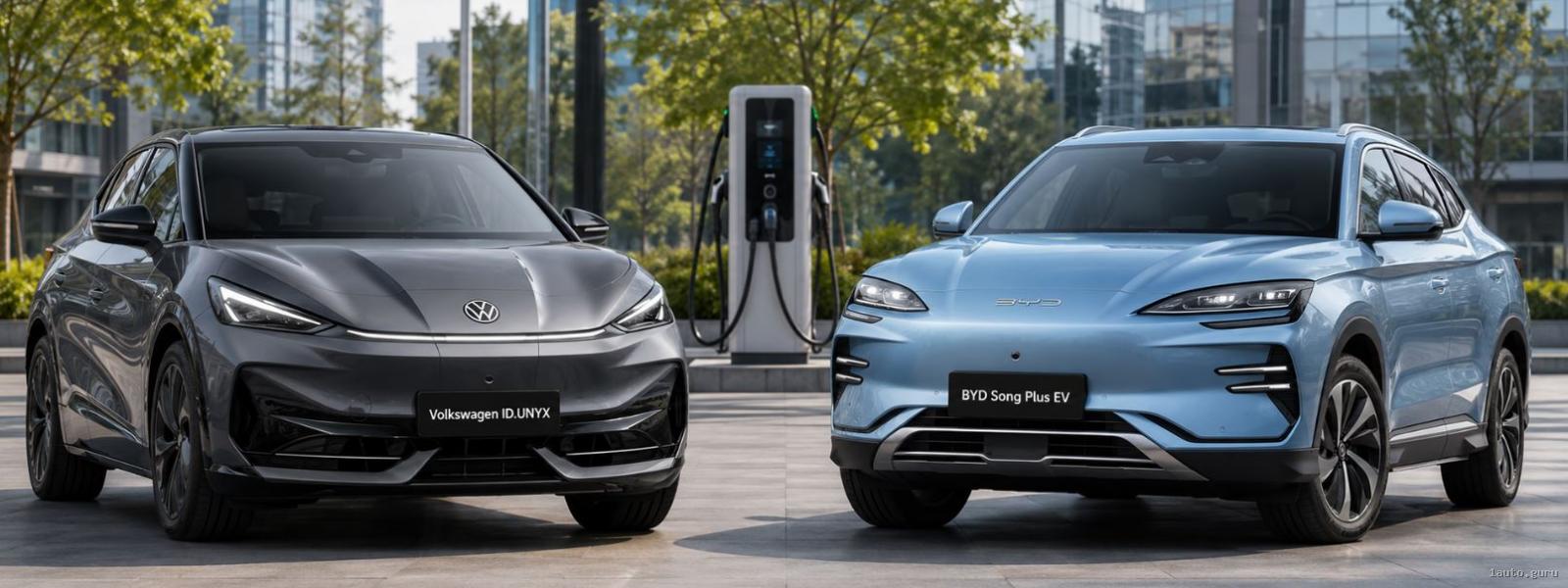 Volkswagen ID.UNYX 06 vs BYD Song Plus EV 2026