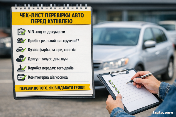 Чек-лист перевірки авто перед купівлею: повна інструкція для вторинного ринку