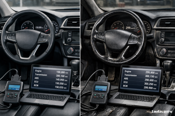 Скручений пробіг авто: ознаки, перевірка, діагностика і ціна проблем в Україні