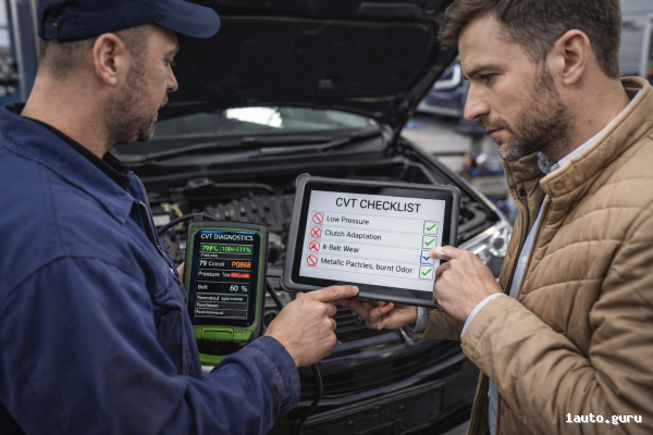 CVT/варіатор: як зрозуміти знос — симптоми несправностей, діагностика та ціна ремонту