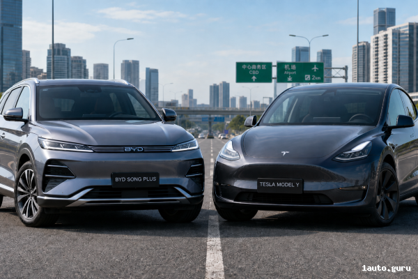 BYD Song Plus vs Tesla Model Y: що краще купити у 2026 році
