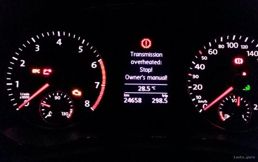 Основні симптоми несправностей DSG<